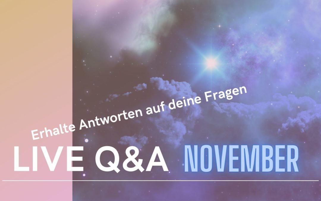 Live Q&A November 2021